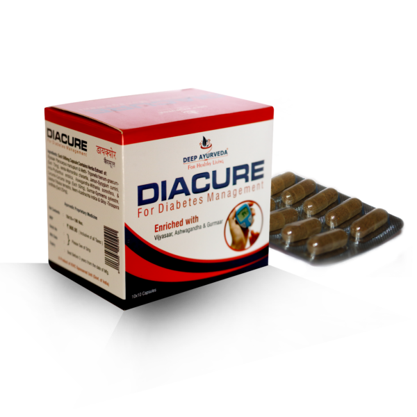 Deep Ayurveda Diacure Capsule Blister packing