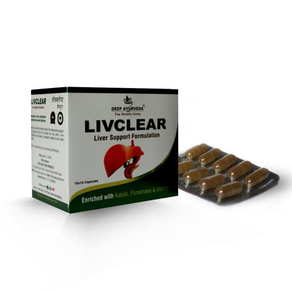 Deep Ayurveda Livclear Capsule