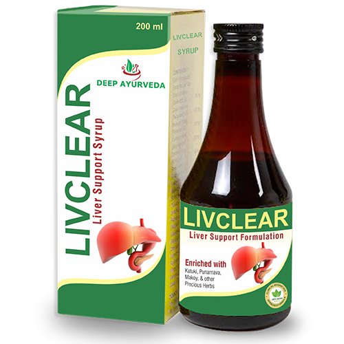 Deep Ayurveda Livclear  Syrup (Pack of 2)