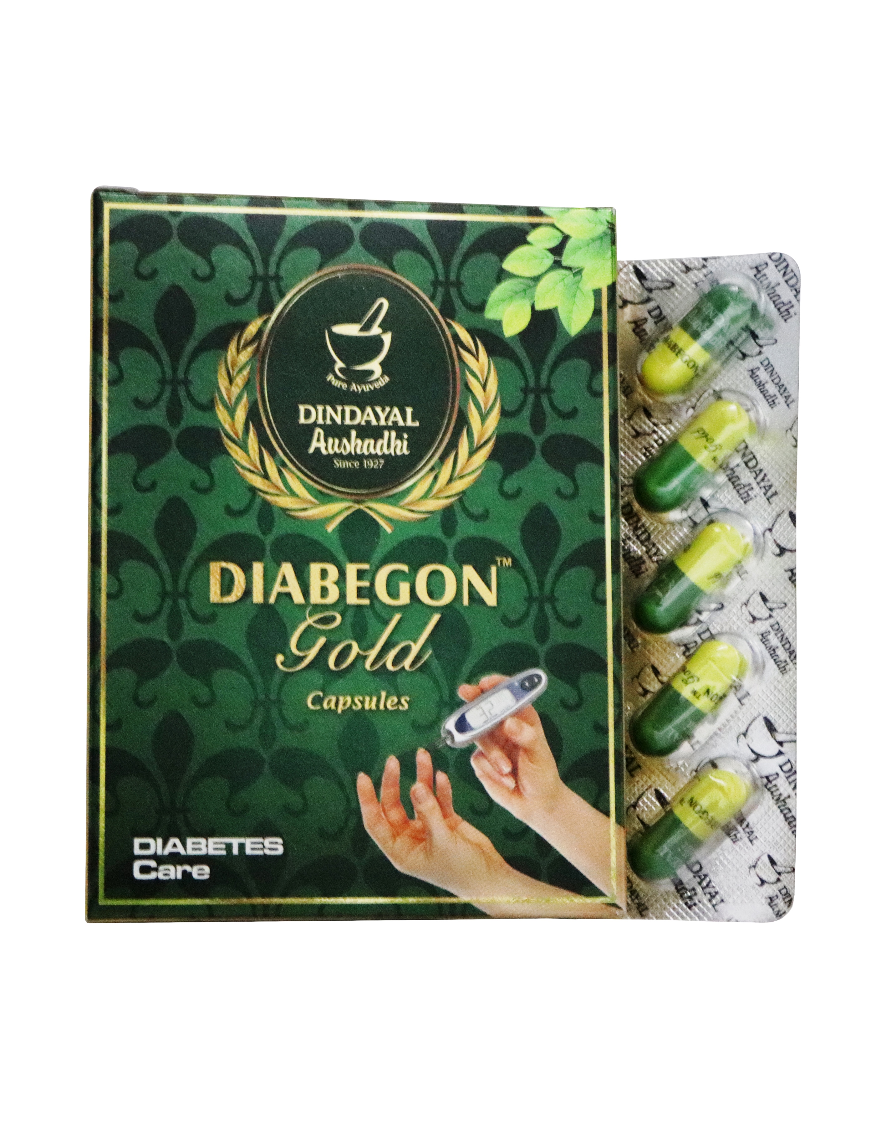 Dindayal Aushadhi Diabegon Capsule (Gold)