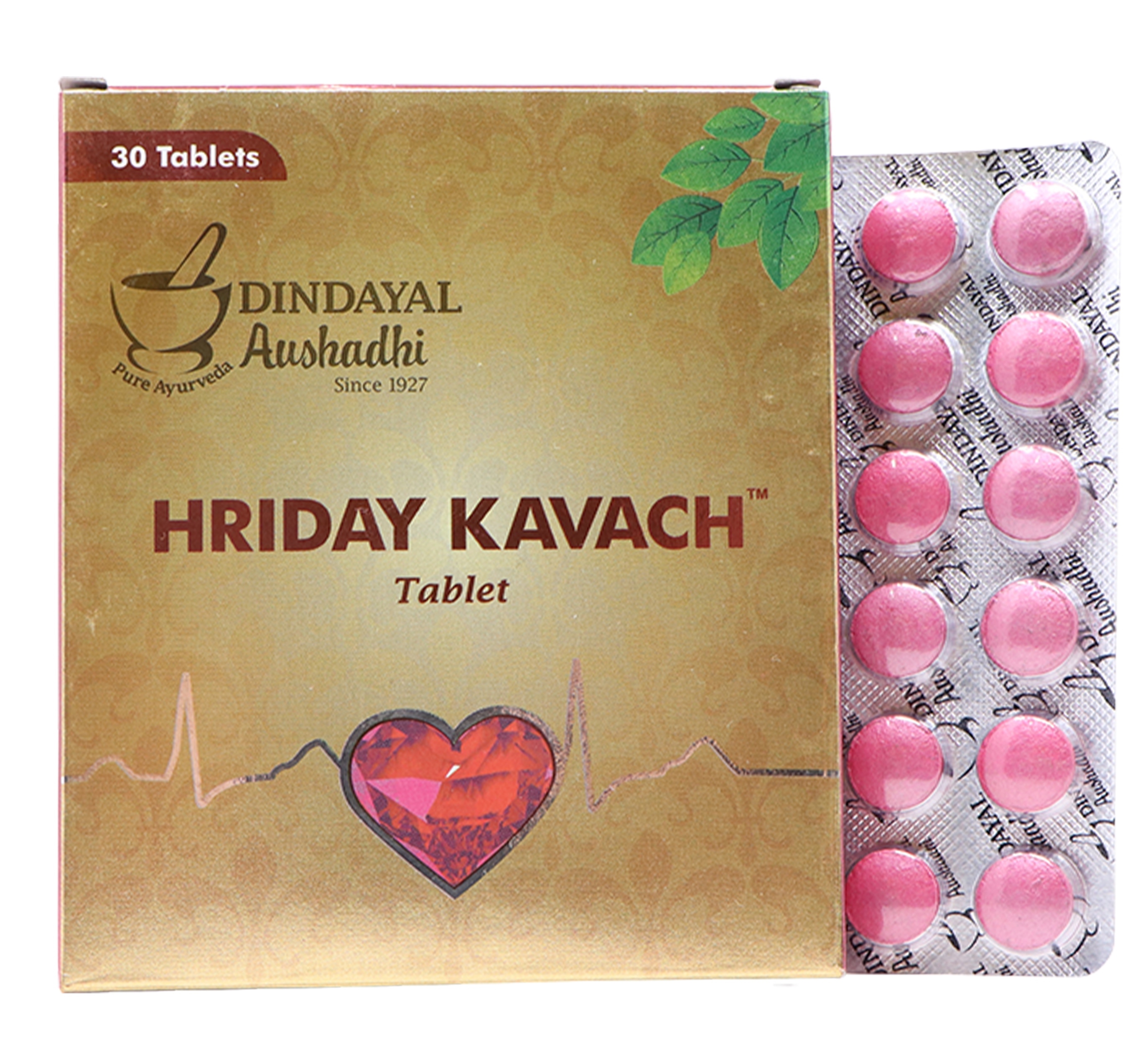 Buy Dindayal Aushadhi Hriday Kavach Tablet at Best Price Online