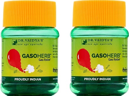 Dr Vaidya Gasoherb Pills Pack of 2 (60 Pills)