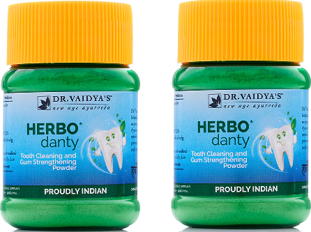 Dr Vaidya Herbodanty Powder Pack of 2 (100 Gms)