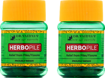Dr Vaidya Herbopile Pills Pack of 2 (60 Pills)