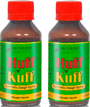 Buy Dr Vaidya Huff N Kuff Syrup Pack of 2 (200 ML) at Best Price Online