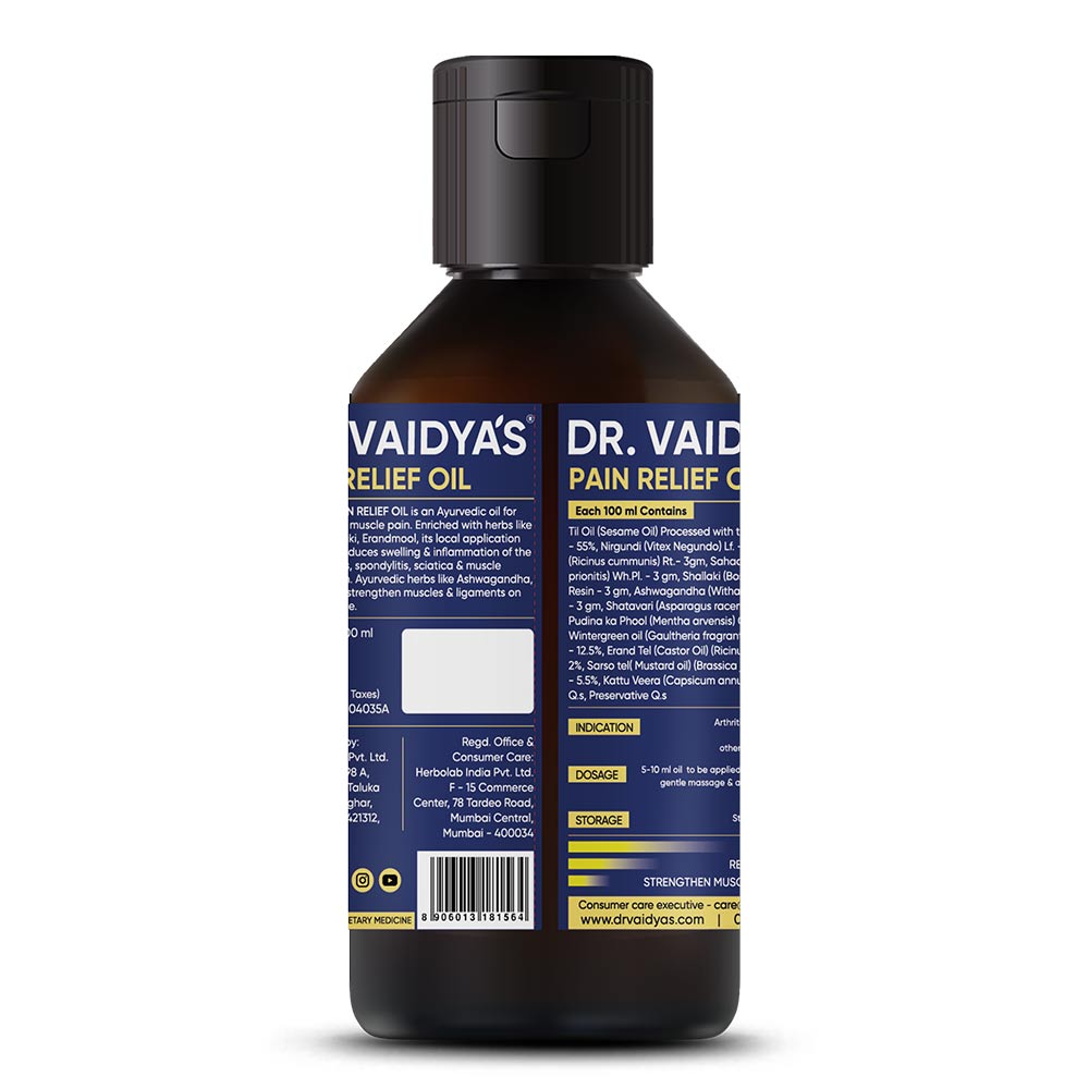 Dr Vaidya's Pain relief oil -100 ML