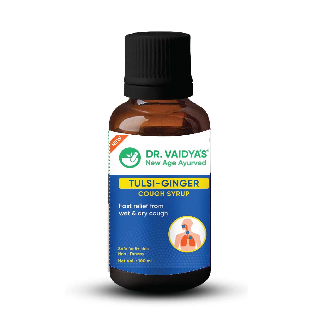 Buy Dr Vaidya's Tulsi Ginger Cough Syrup - 100 ml at Best Price Online