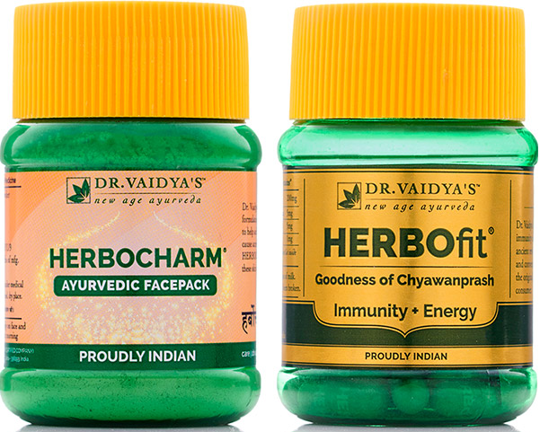 Dr Vaidya - Skin Care Pack - (Herbo charm 100 Gms and Herofit 30 Capsules)