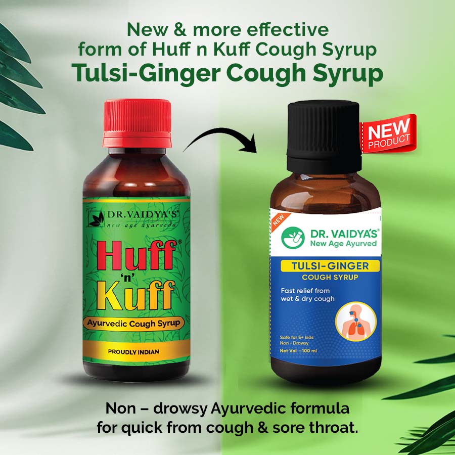 Buy Dr Vaidya's Tulsi Ginger Cough Syrup - 100 ml at Best Price Online