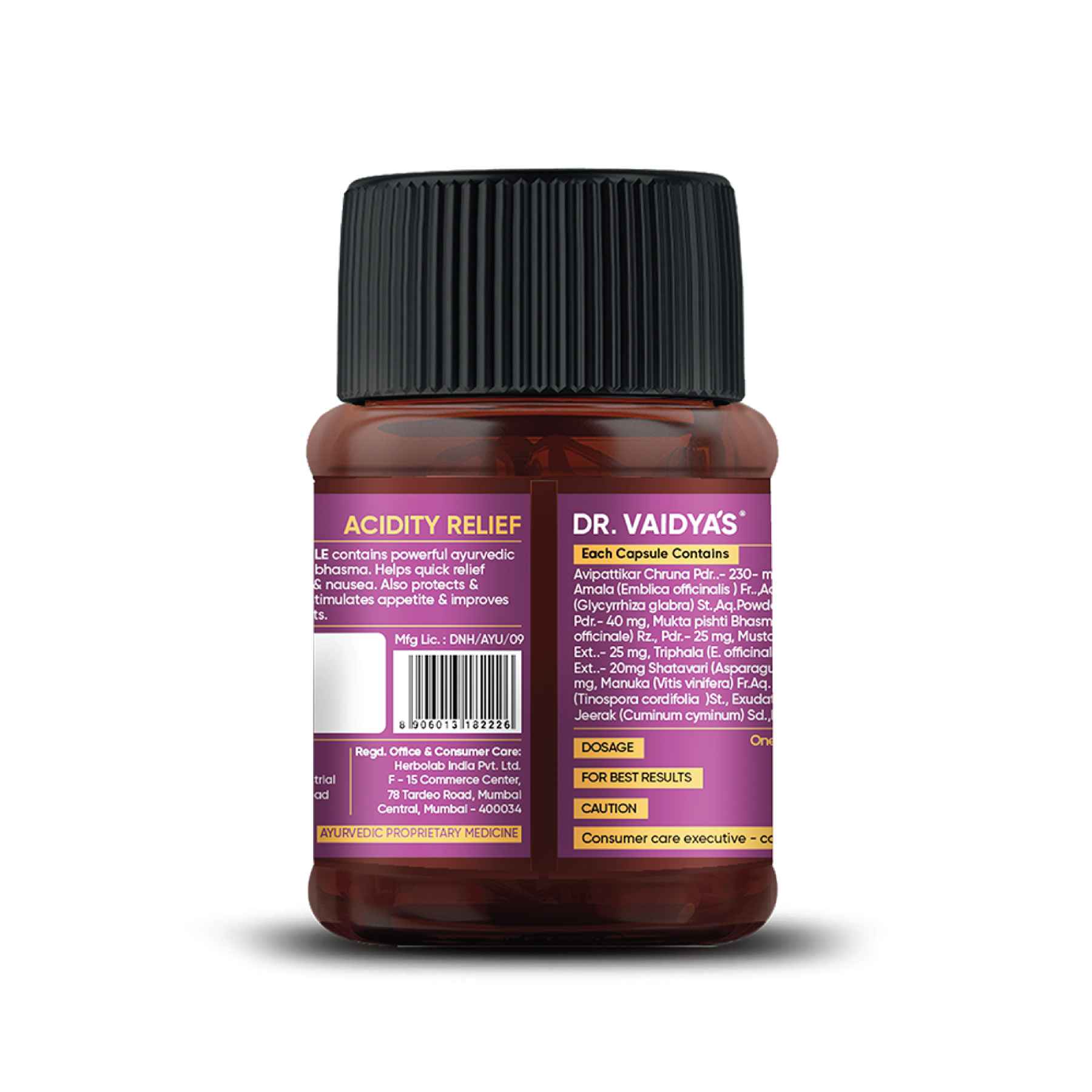 DR VAIDYA'S ACIDITY RELIEF -30 CAPSULES