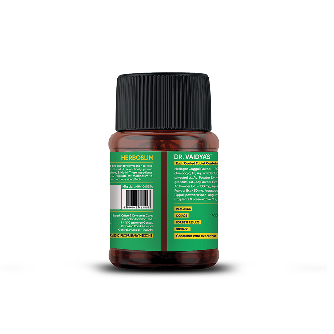 Dr Vaidya's Herboslim Tablet -30 CAPSULES