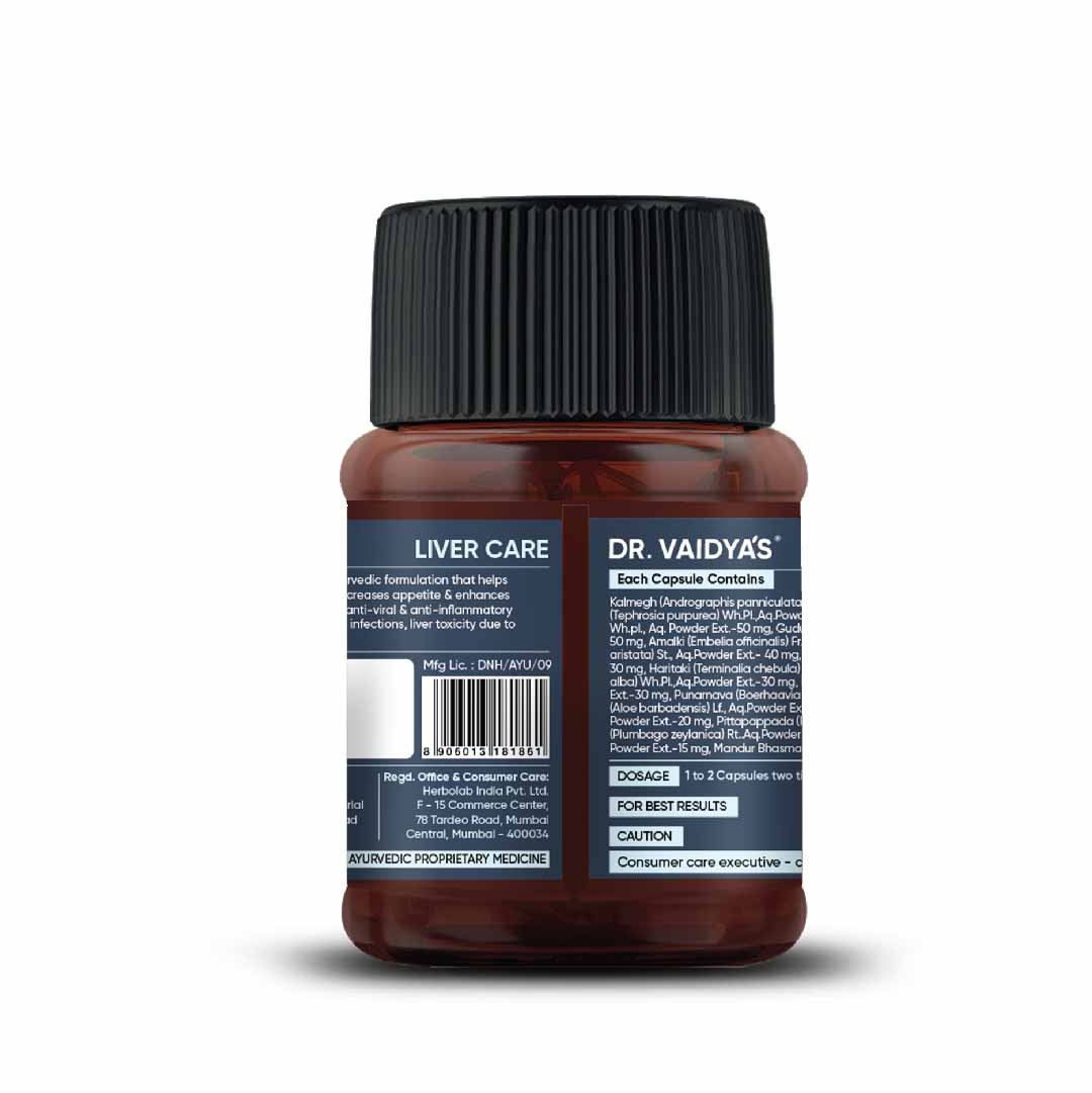 Buy Dr Vaidya's Liver Care -30 Capsules - Pack of 1 at Best Price Online