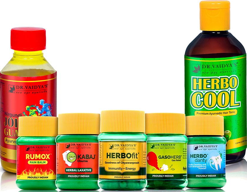 Dr Vaidya - Senior Citizen Pack (Herbodanty - 50Gms, Herbocool - 200 ML, Rumox - 50 Gms, Nirgundi - 100 ML, Herbofit - 30 Capsules and Kabal - 30 Pills)