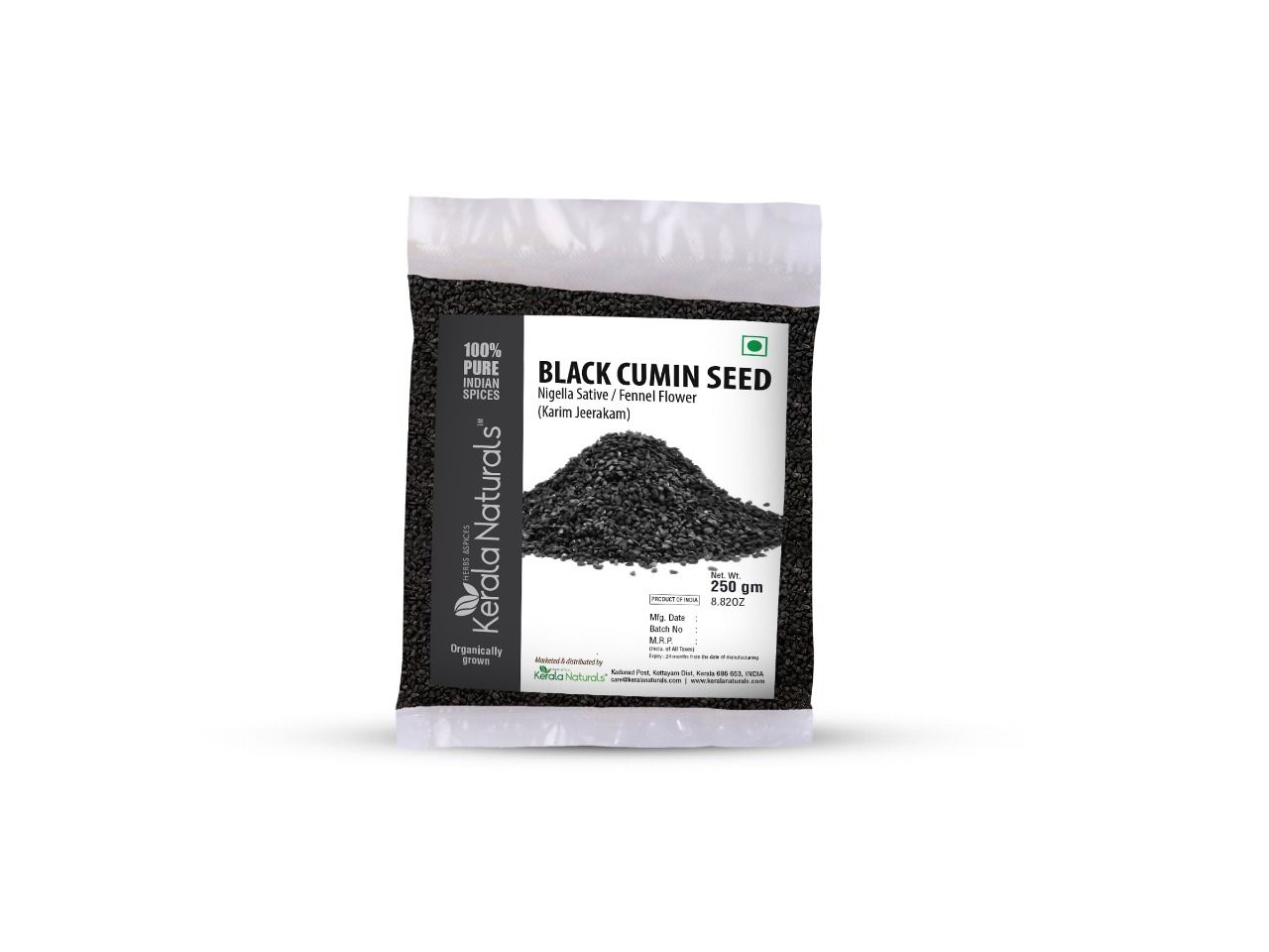 Kerala Naturals Black cumin seeds 250gm