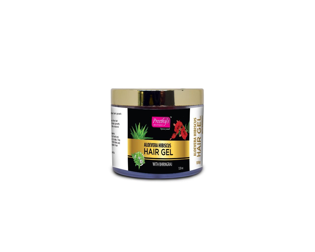 Kerala Naturals  Aloevera Hibiscus and bhringaraj extract Hair Gel 100gm