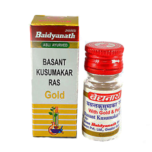 Baidyanath Basantkusumakar Ras Swarna Moti Amber Yukta