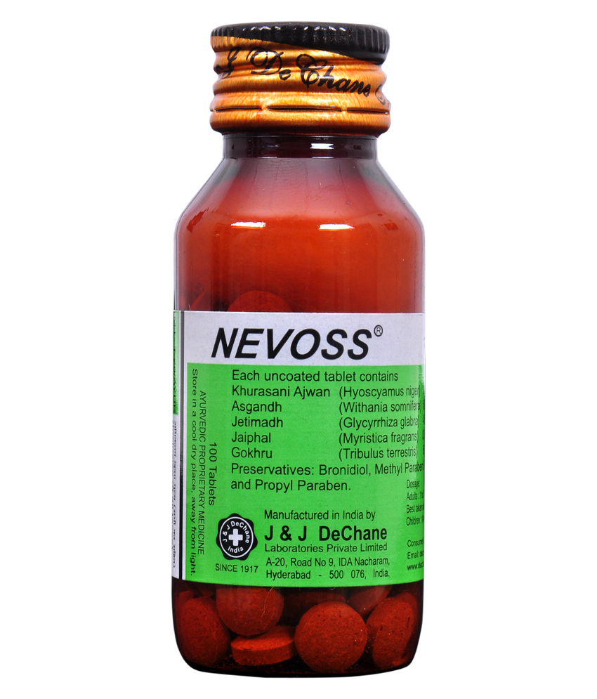 J & J Dechane Nevoss Tablets 