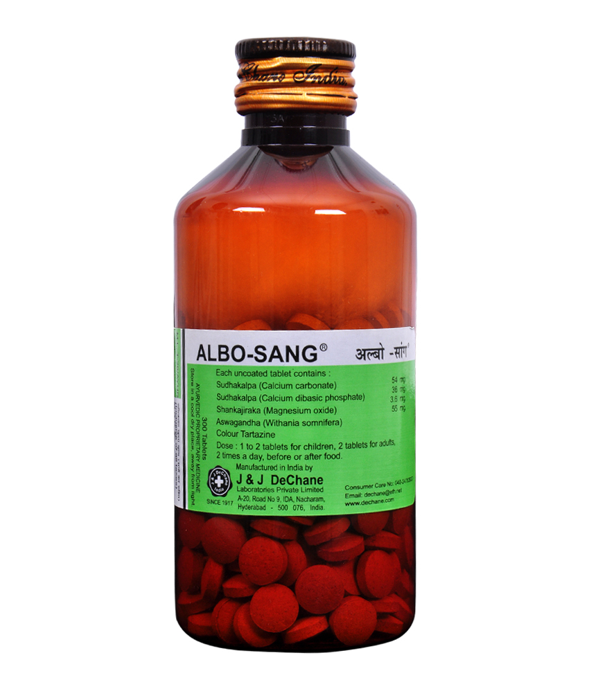 J & J Dechane Albo-Sang Tablets