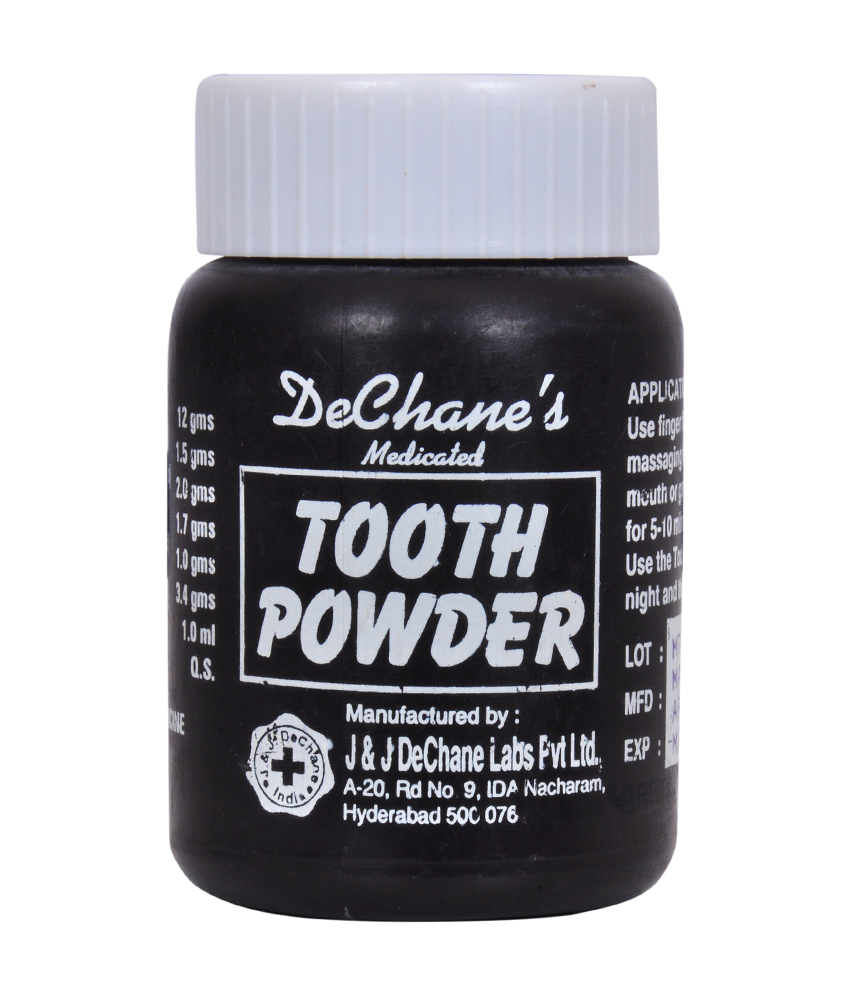 J & J Dechane Medicated Tooth Powder