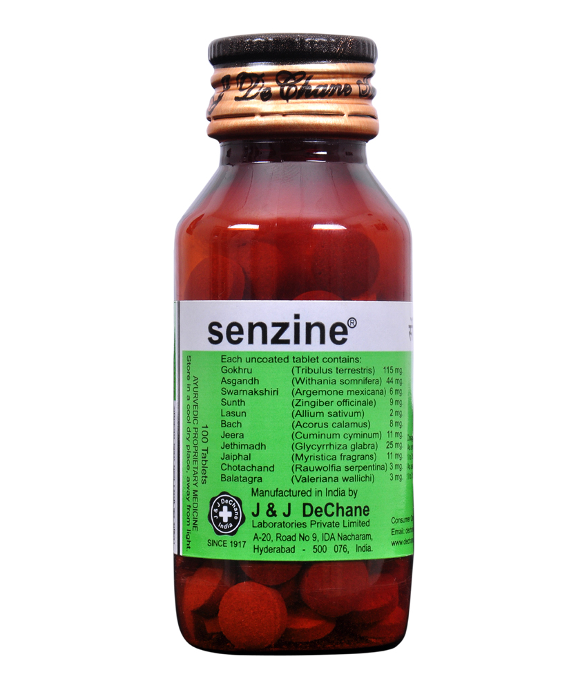 J & J Dechane Senzine Tonic Tablets