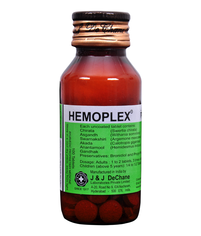 J & J Dechane Hemoplex Tablet