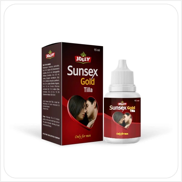 Jolly Sunsex Gold Oil For-Vigour & Vitality