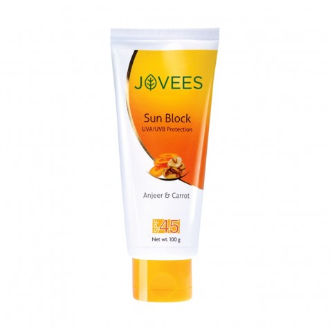 Buy Jovees Anjeer & Carrot Sun Block SPF 45 at Best Price Online