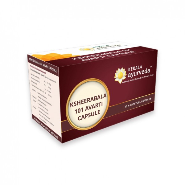 Kerala Ayurveda Ksheerabala 101 Avarthi Capsule