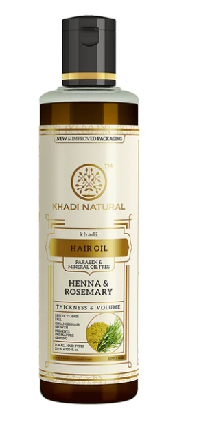 Buy Khadi Leafveda Rosemary & henna Hair Oil at Best Price Online