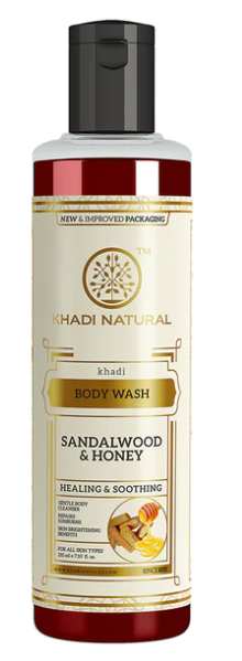 Khadi Leafveda Sandalwood & Honey Body Wash