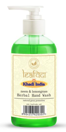 Buy Khadi Leafveda Neem & Lemongrass Hand Wash at Best Price Online