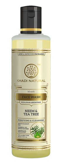 Buy Khadi Leafveda Neem & Tea Tree Face Wash at Best Price Online