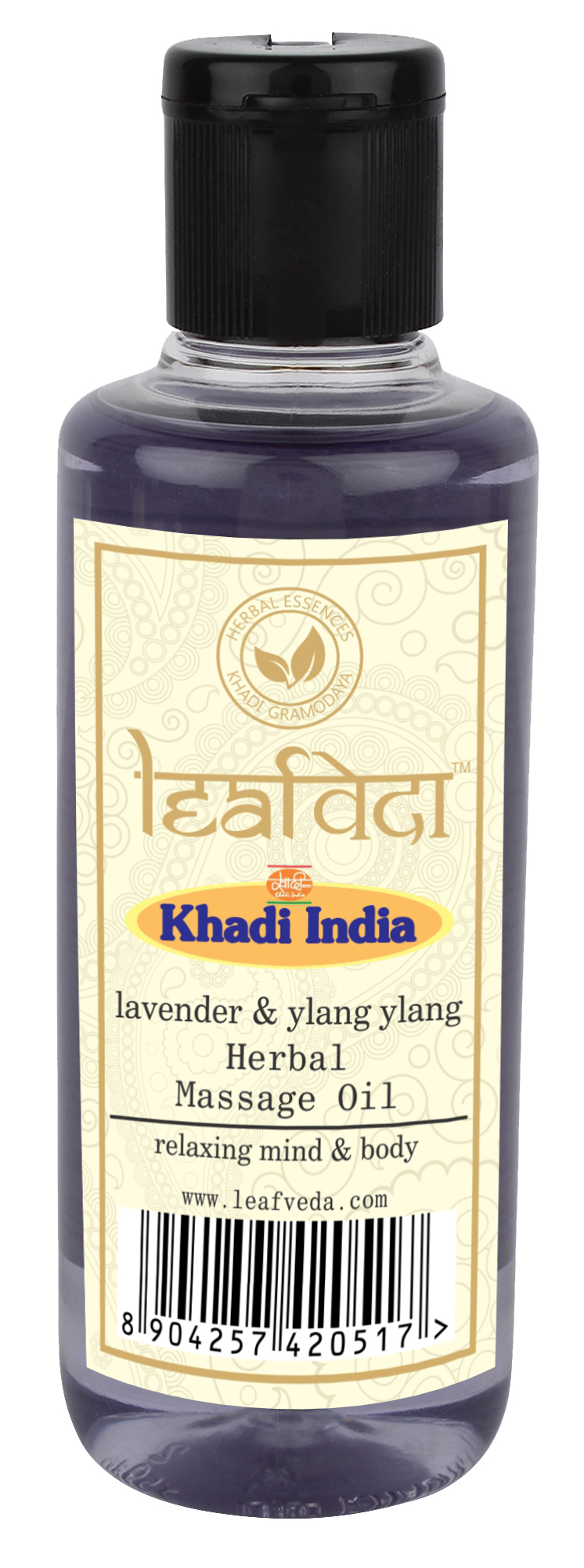 Buy Khadi Leafveda Lavender & Ylang Ylang Massage Oil at Best Price Online