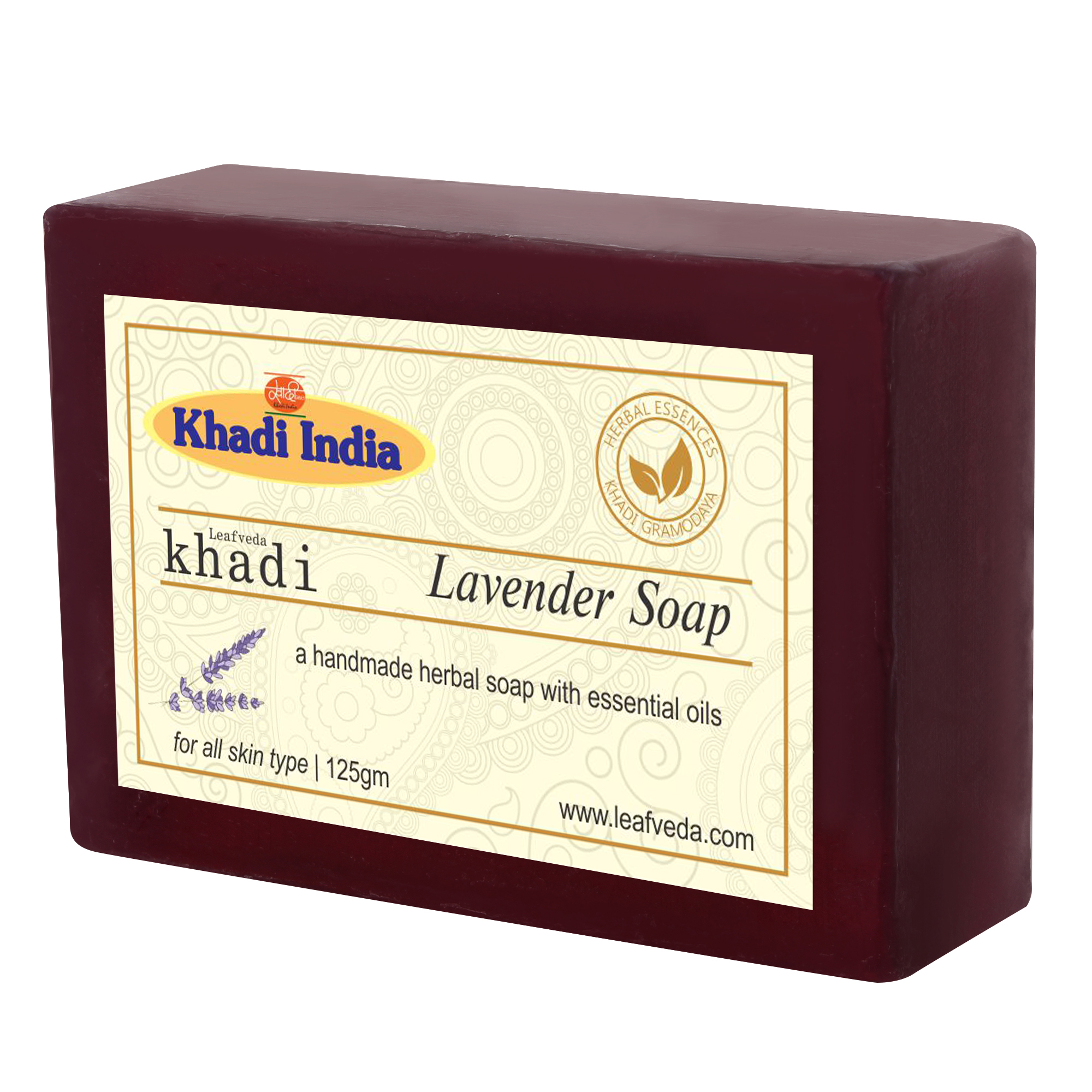 Khadi Leafveda Lavender Soap