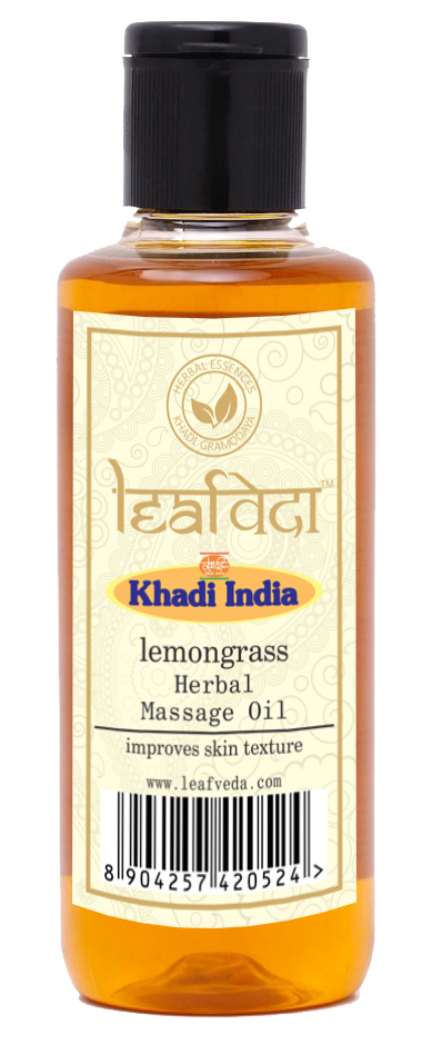 Khadi Leafveda Lemongrass Massage Oil