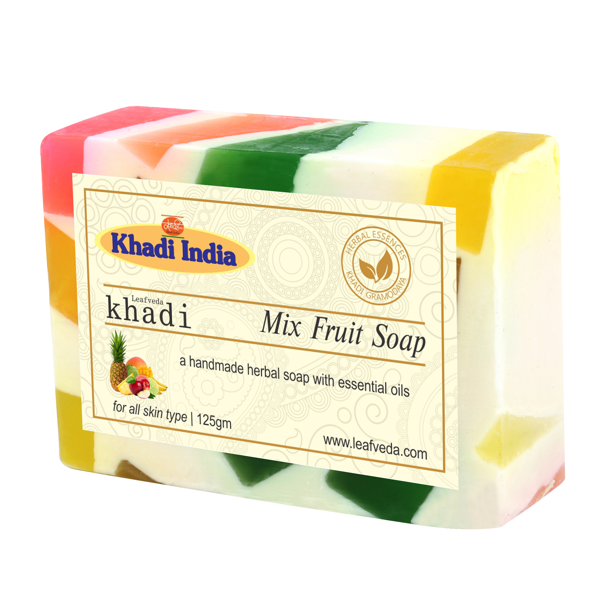 Buy Khadi Leafveda Mix Fruit Soap at Best Price Online