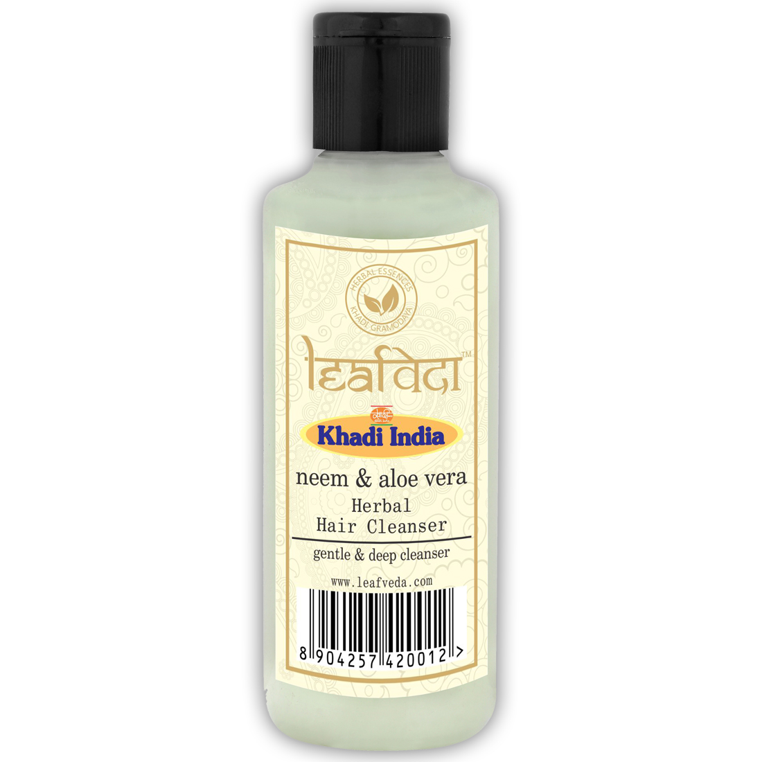 Buy Khadi Leafveda Neem & Aloe Vera Herbal Hair Cleanser at Best Price Online