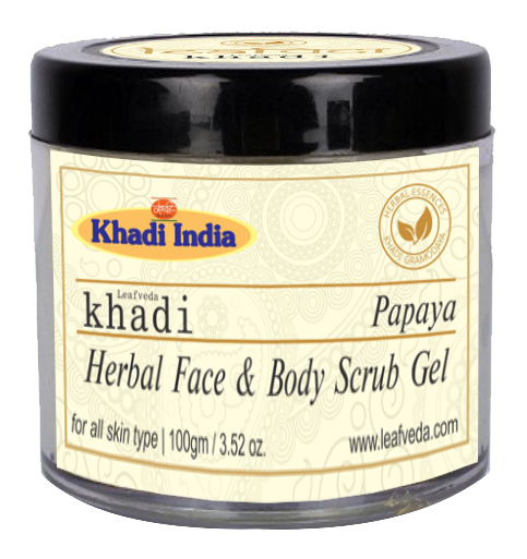 Buy Khadi Leafveda Papaya Gel Scrub at Best Price Online
