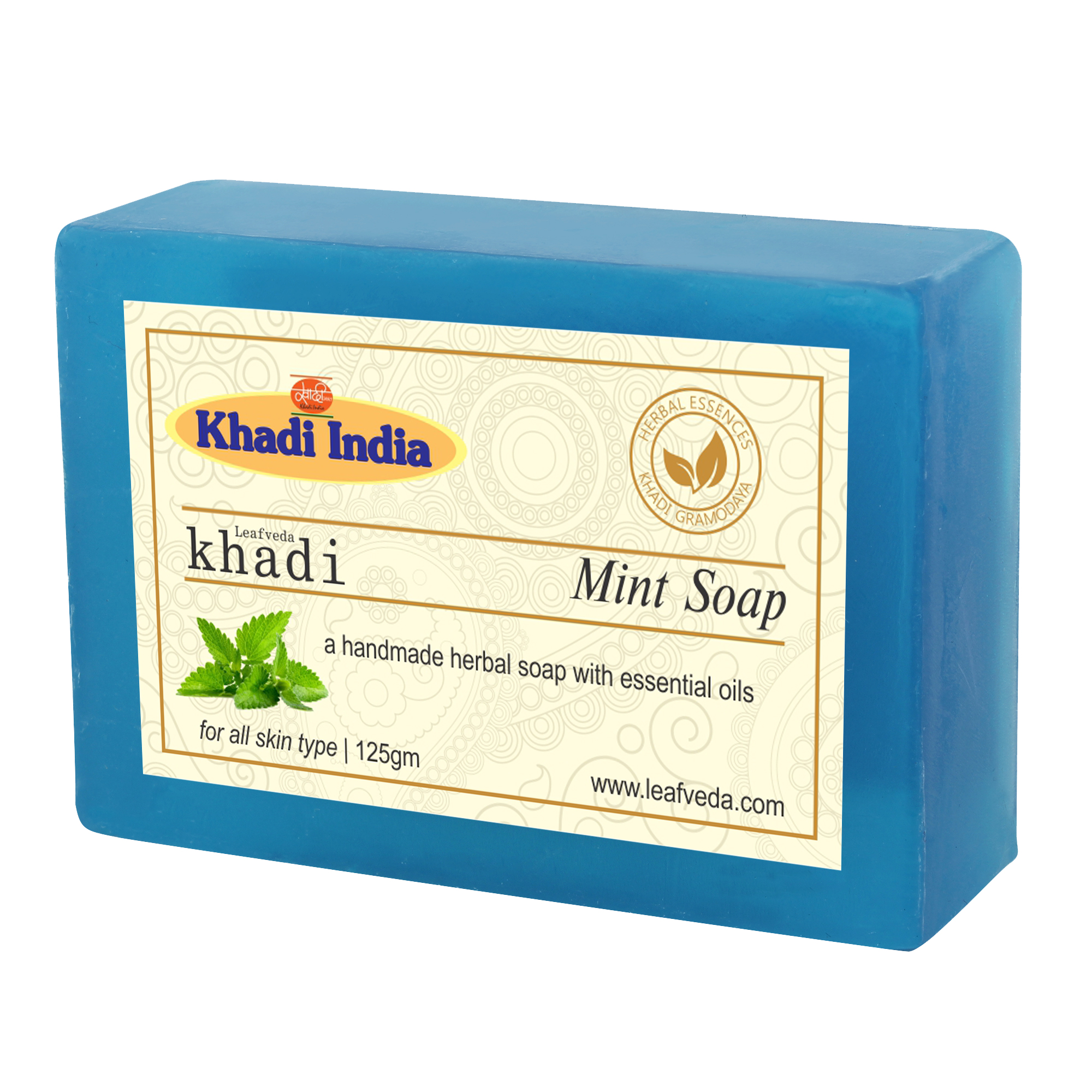 Khadi Leafveda Mint Soap