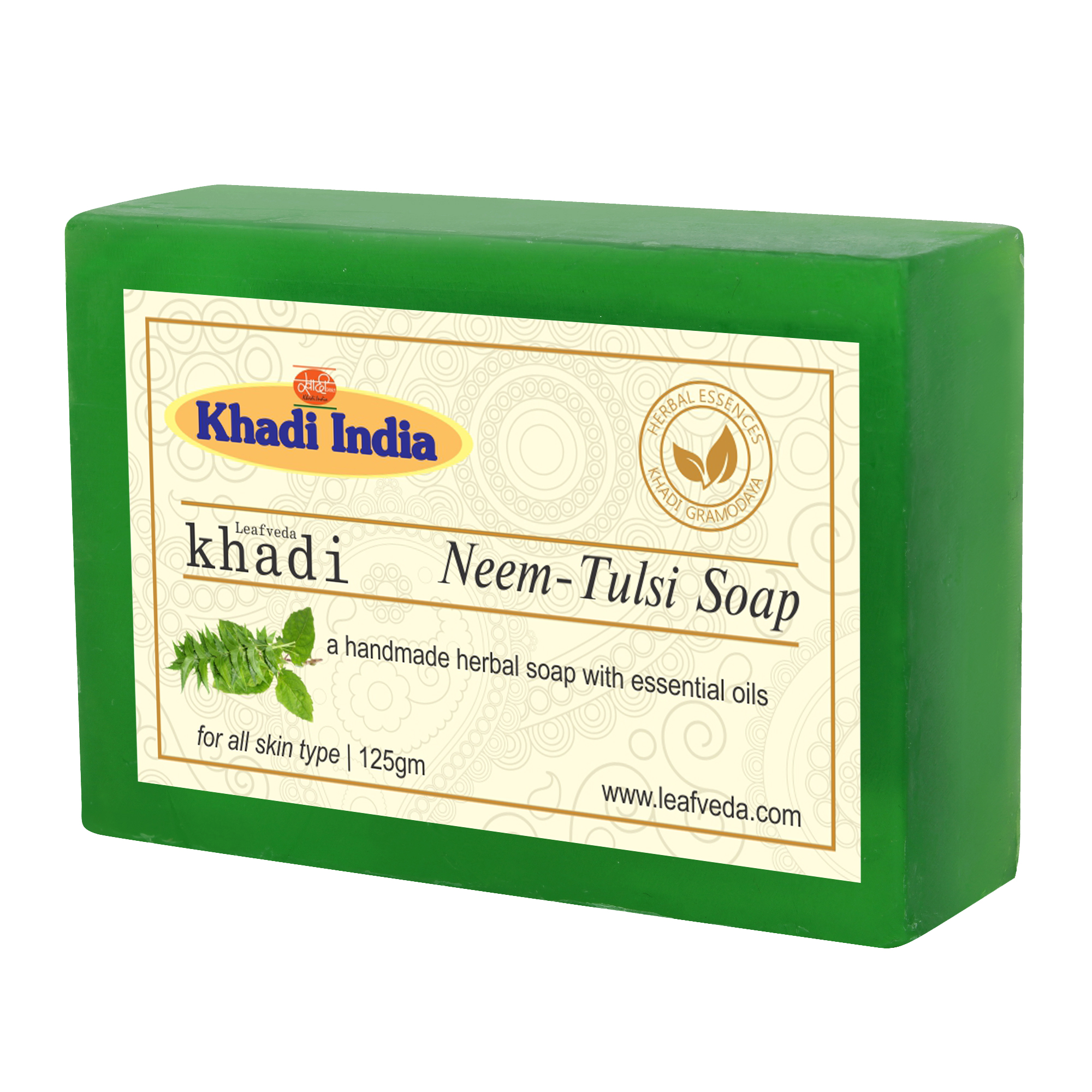 Khadi Leafveda Neem Tulsi Soap