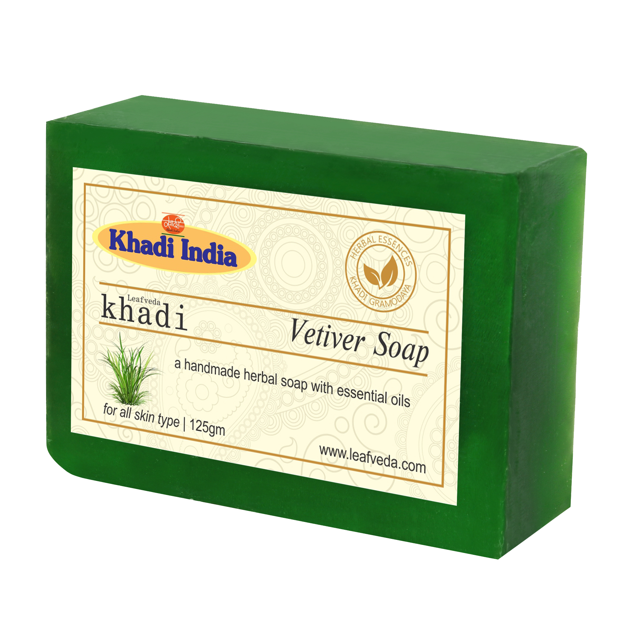 Khadi Leafveda Vetiver Soap