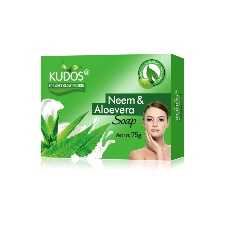 Buy Kudos Aloe Vera Neem Soap at Best Price Online
