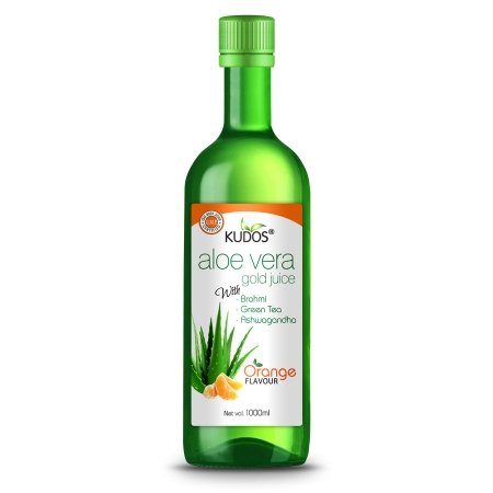 Buy Kudos Aloe Vera Gold Juice Orange Flavour at Best Price Online