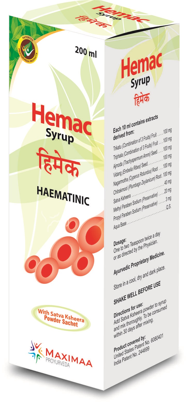 Essenza Hemac Syrup (Maximaa Proyurveda Hemac Syrup)