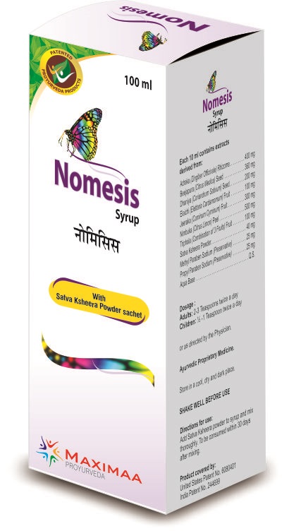 Essenzaa Nomesis Syrup (Maximaa Proyurveda Nomesis Syrup)