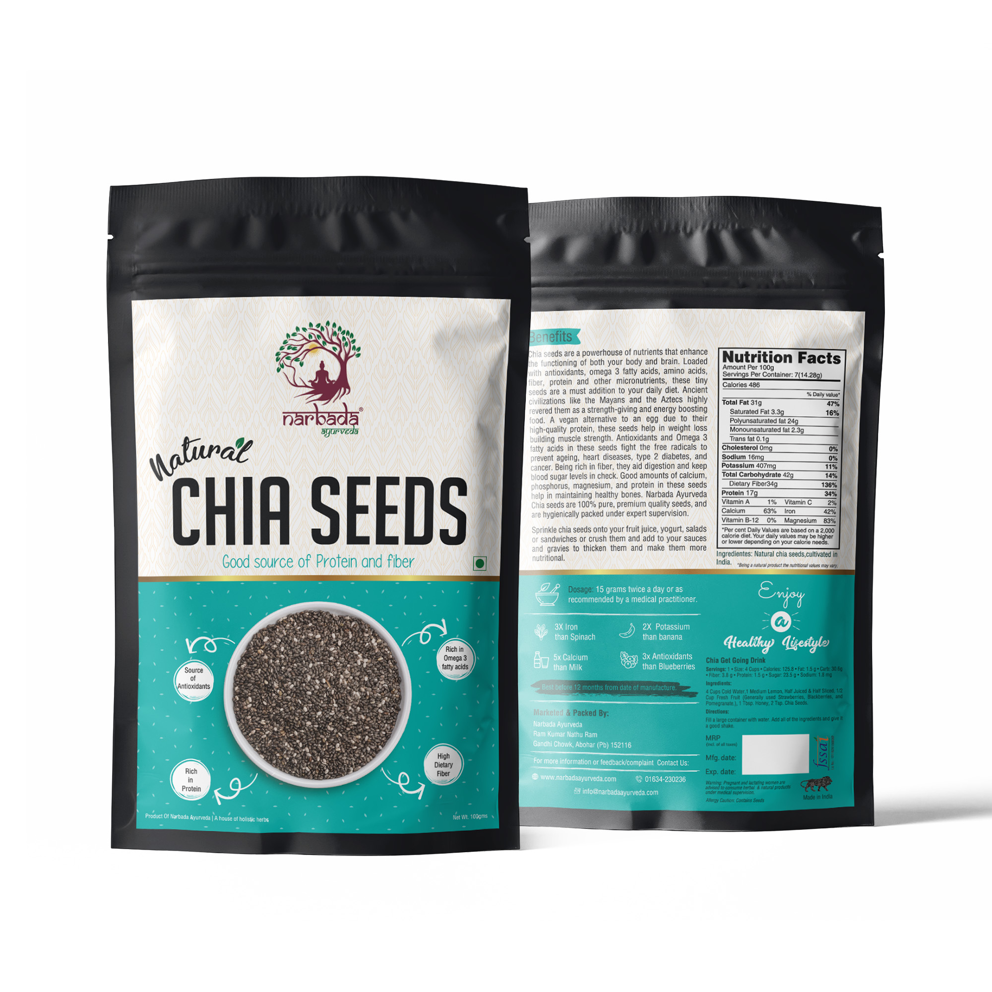 Buy Narbad Ayurveda Chia Seed at Best Price Online