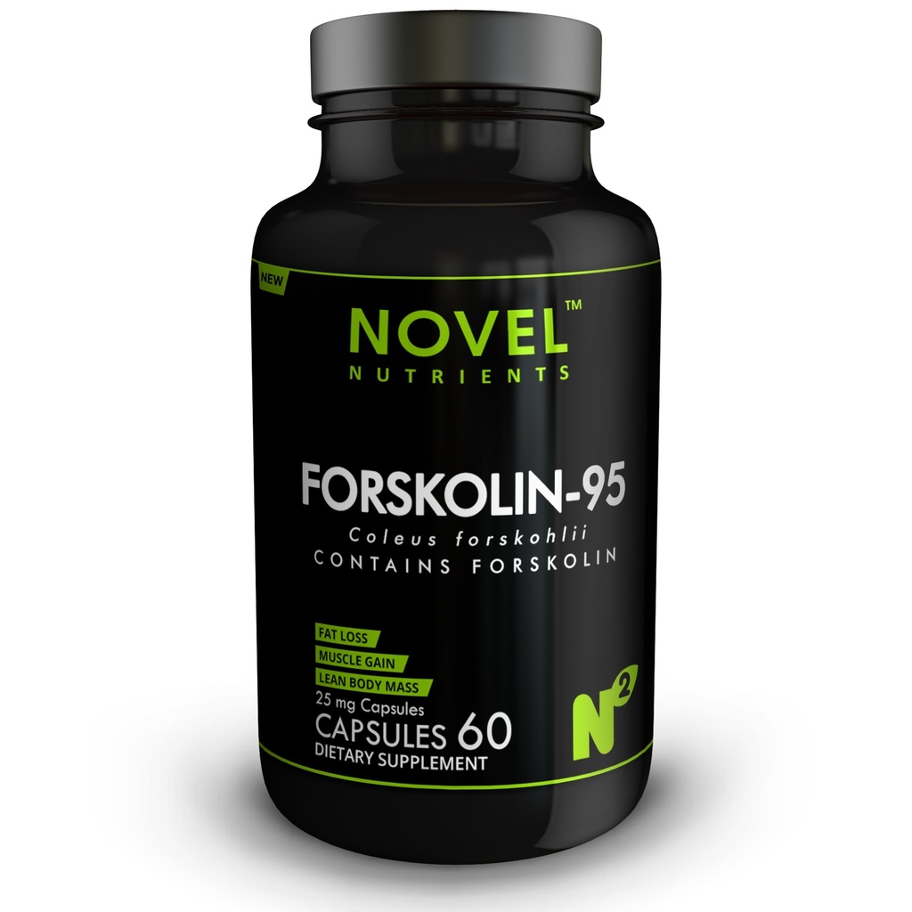 Novel Nutrient Forskolin-90 25 mg Capsules