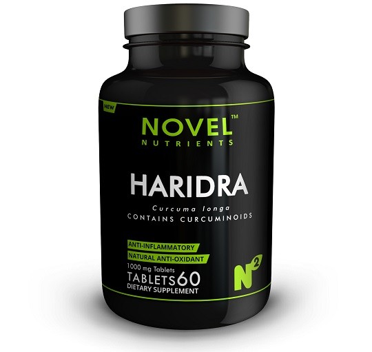 Novel Nutrient Haridra (Curcumin)  1000 mg Tablets