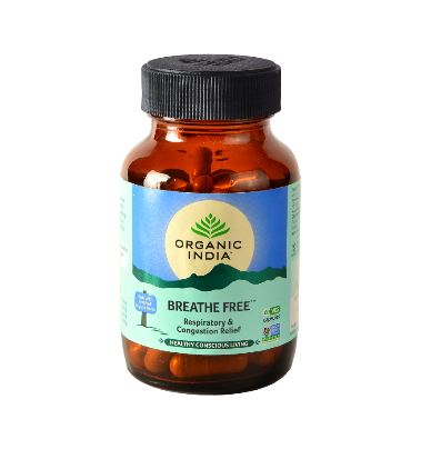 Buy Organic India Breathe Free Capsule at Best Price Online