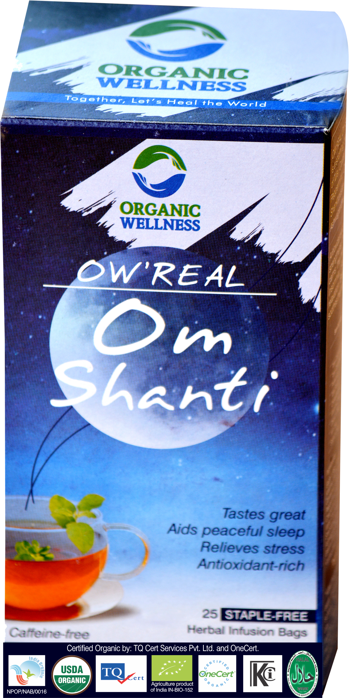 Organic Wellness Real Om Shanti Tea